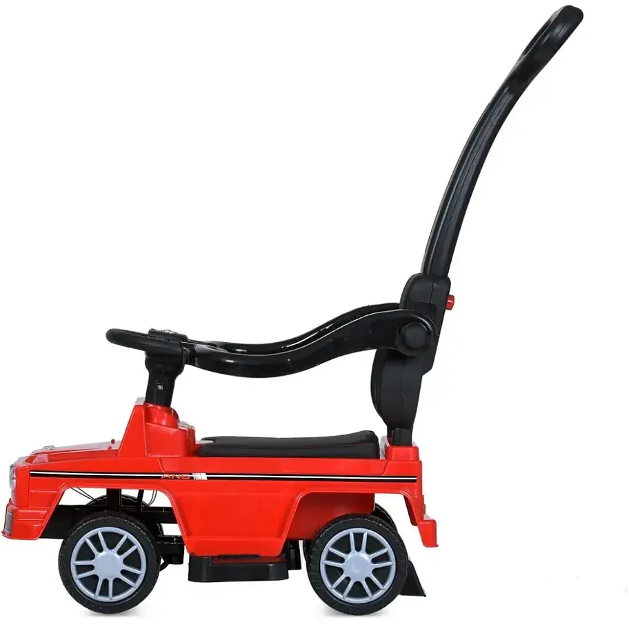Дитяча каталка-толокар Bambi Racer M 5043L-3 з батьківською ручкою червоний - фото 6