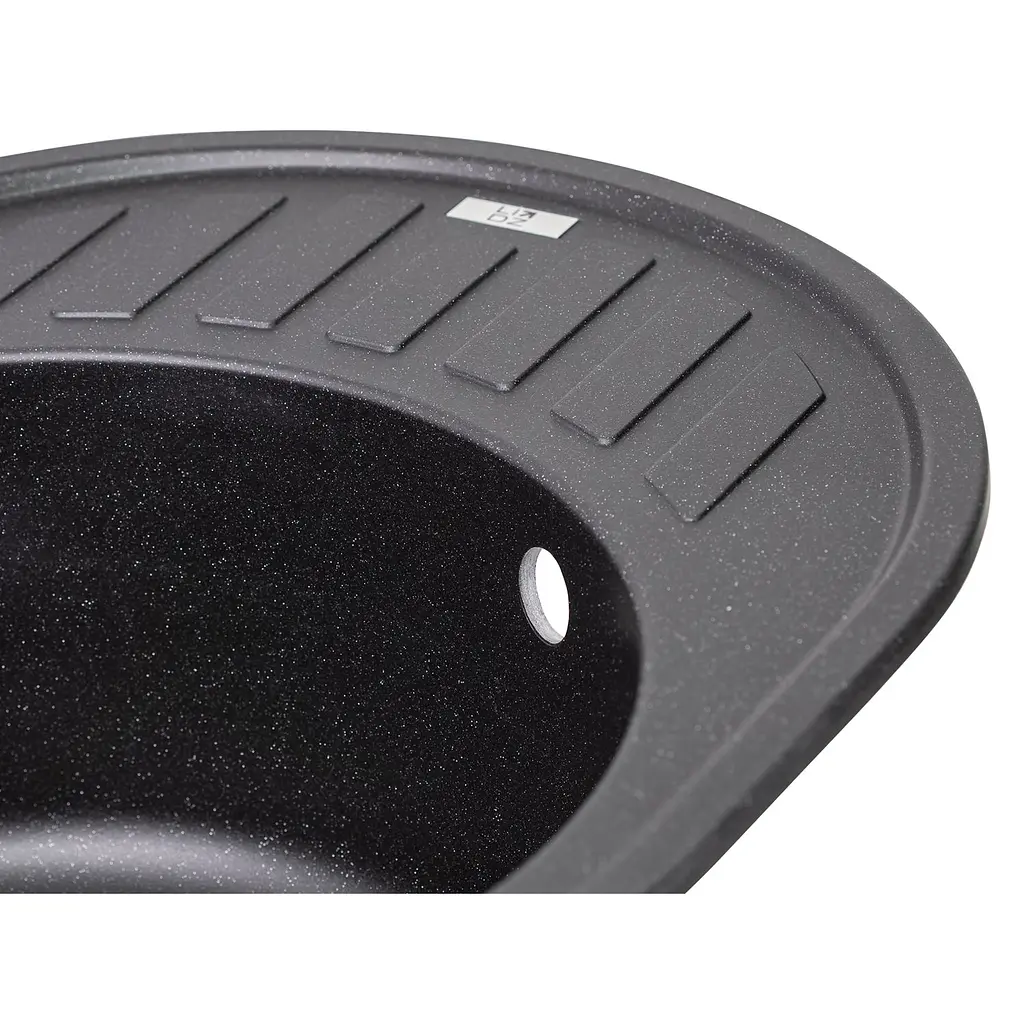 Кухонна мийка Lidz 620x500/200 BLM-14 чорний металік (LIDZBLM14620500200) - фото 3