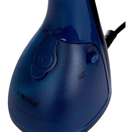 Отпариватель Haeger HG-1269 паровой удар 27х11х15 см 1370 Вт синий (HG-1269_788) - фото 2