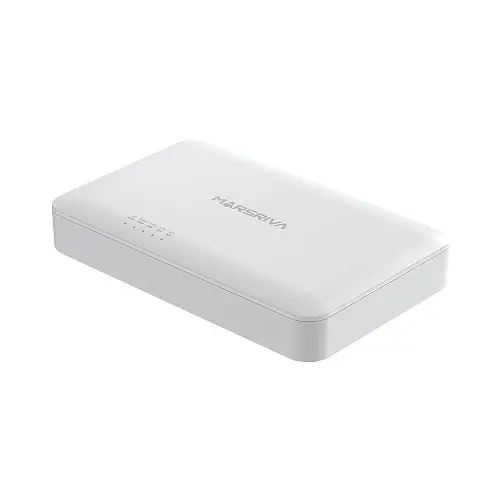 Джерело безперебійного живлення для роутера Marsriva KP6, White, 10000 mAh (37Wh), 1xDC (12V/1.5A), 1xDC (9V/2.0A), 1xDC (5V/2.1A), 1xUSB (5V/2.1A), POE (24V/0.75A)