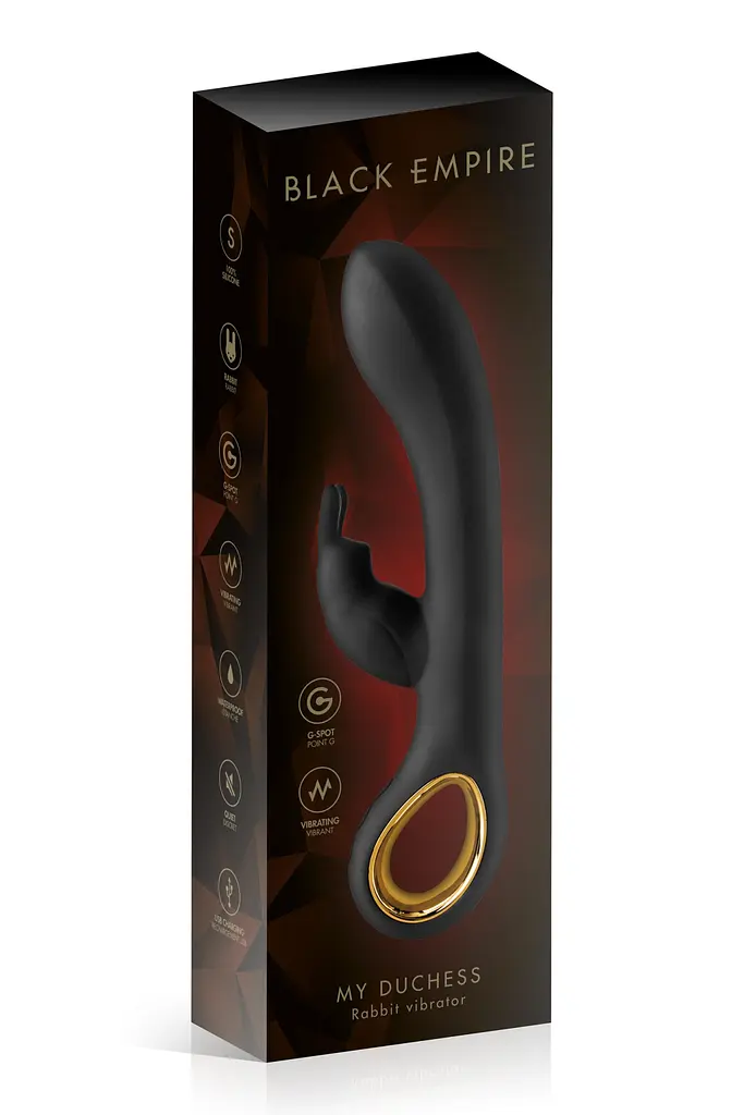 Силиконовый вибратор RABBIT MY DUCHESS BLACK EMPIRE Concorde 90-530801 102066 - фото 3