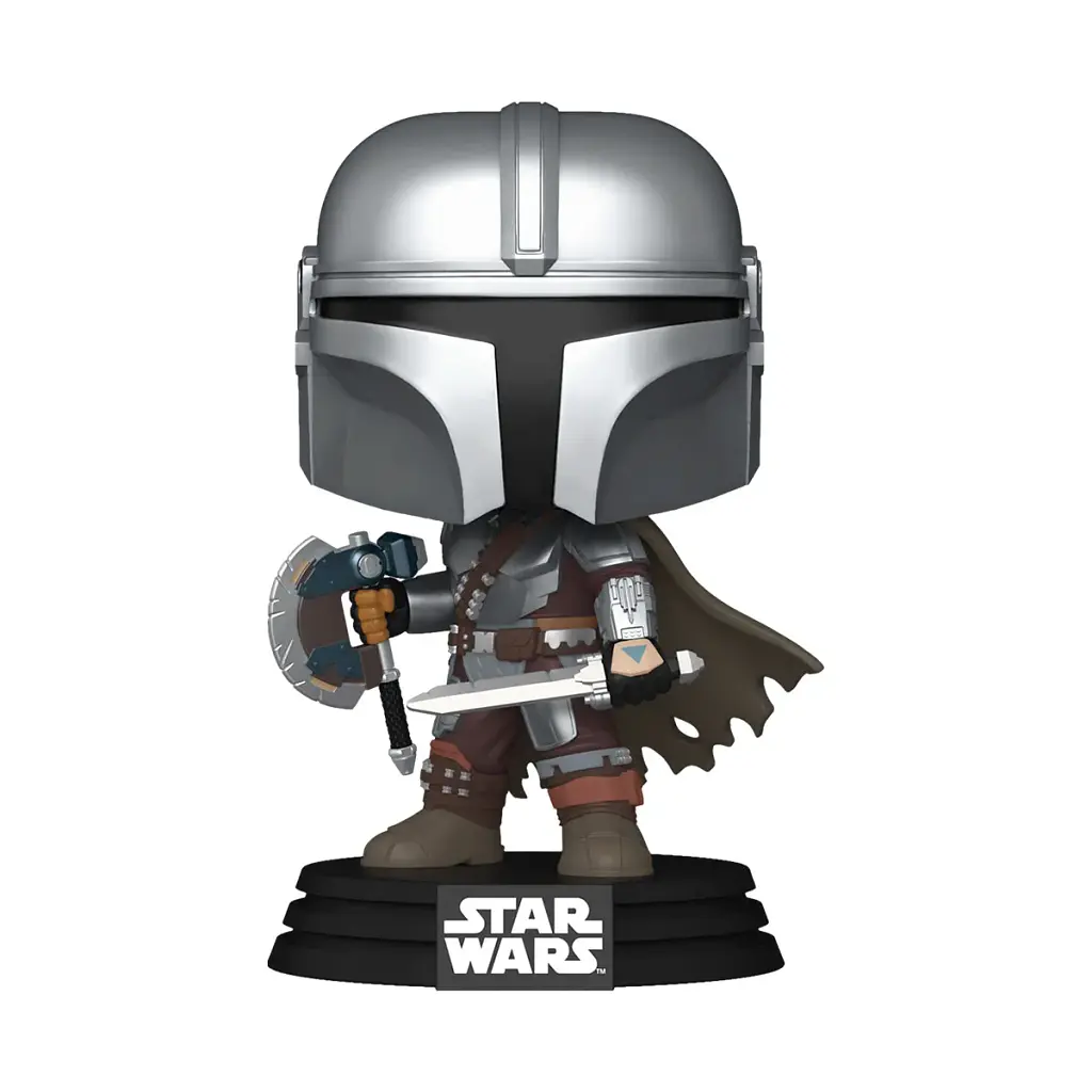 Фігурка Funko Pop серії Мандалорець і Ґроґу - Мандалорець зі зброєю (90824) - фото 2