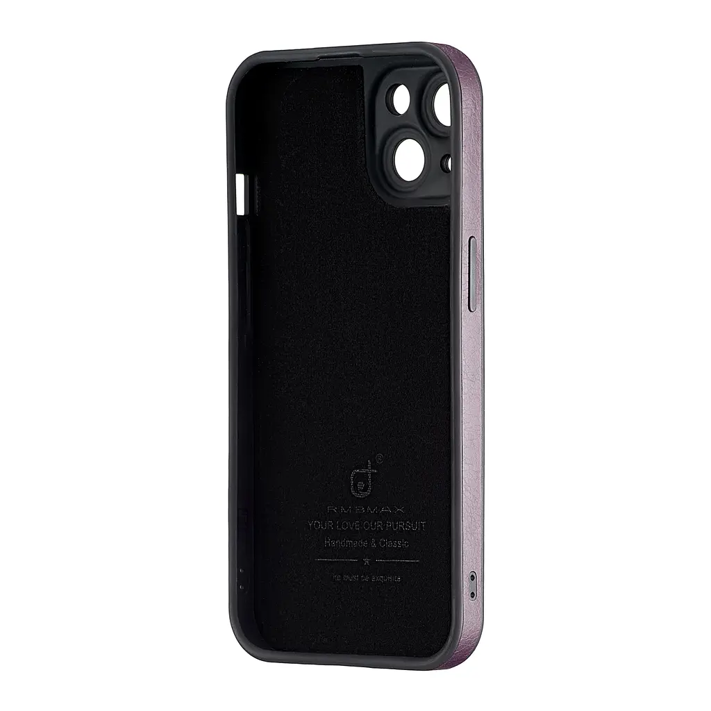 Чохол Jinduka Leather Protected Camera iPhone 14 Purple - фото 3