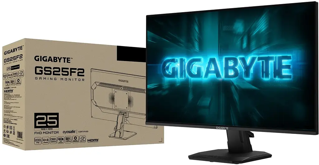 Монітор Gigabyte 24.5" Gaming GS25F2A IPS Black 240Hz - фото 9