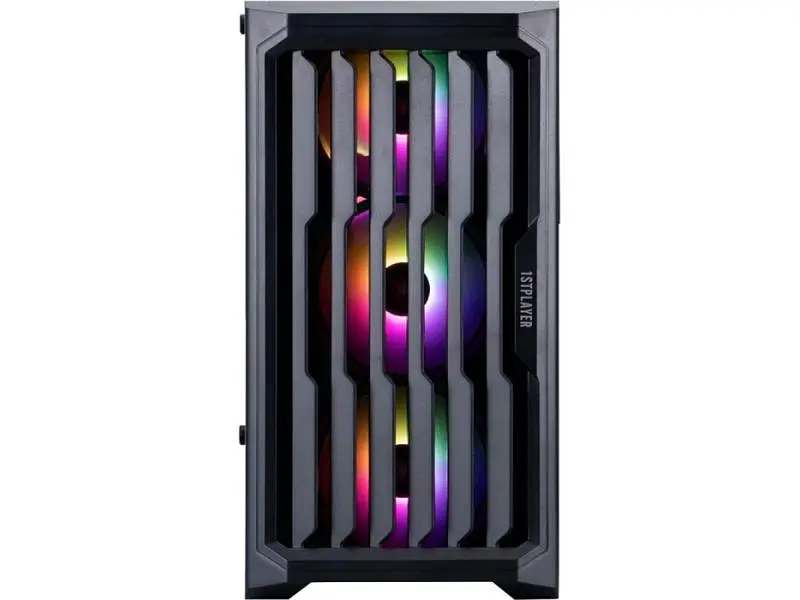 Корпус 1stPlayer H2-BK-4F7 Black - фото 8