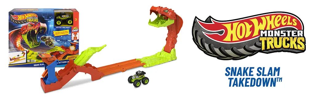 Ігровий набір Hot Wheels Monster Trucks Атака змії (JJN44) - фото 3