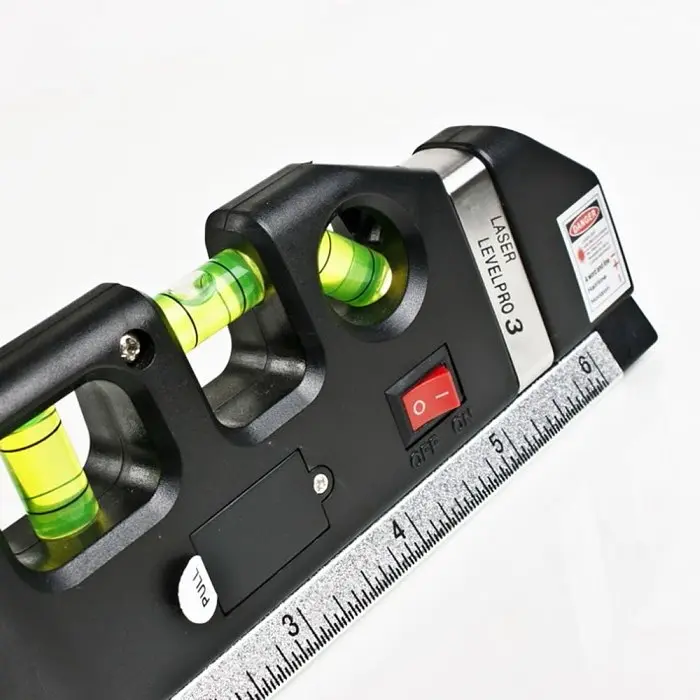 Лазерний рівень з рулеткою FIXIT Laser Level PRO 3 3-в-1, з лінійкою, 2.5 м, на батарейках - фото 3