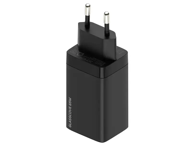Мережевий зарядний пристрій Glasscove TC-018CCA 65 W GaN Black - фото 4