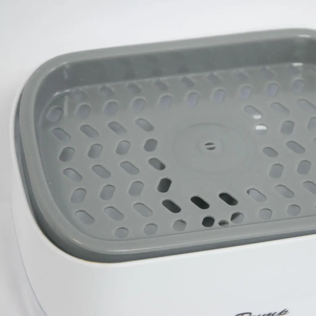 Дозатор для миючого засобу натискний білий диспенсер із губкою Soap pump and sponge - фото 9