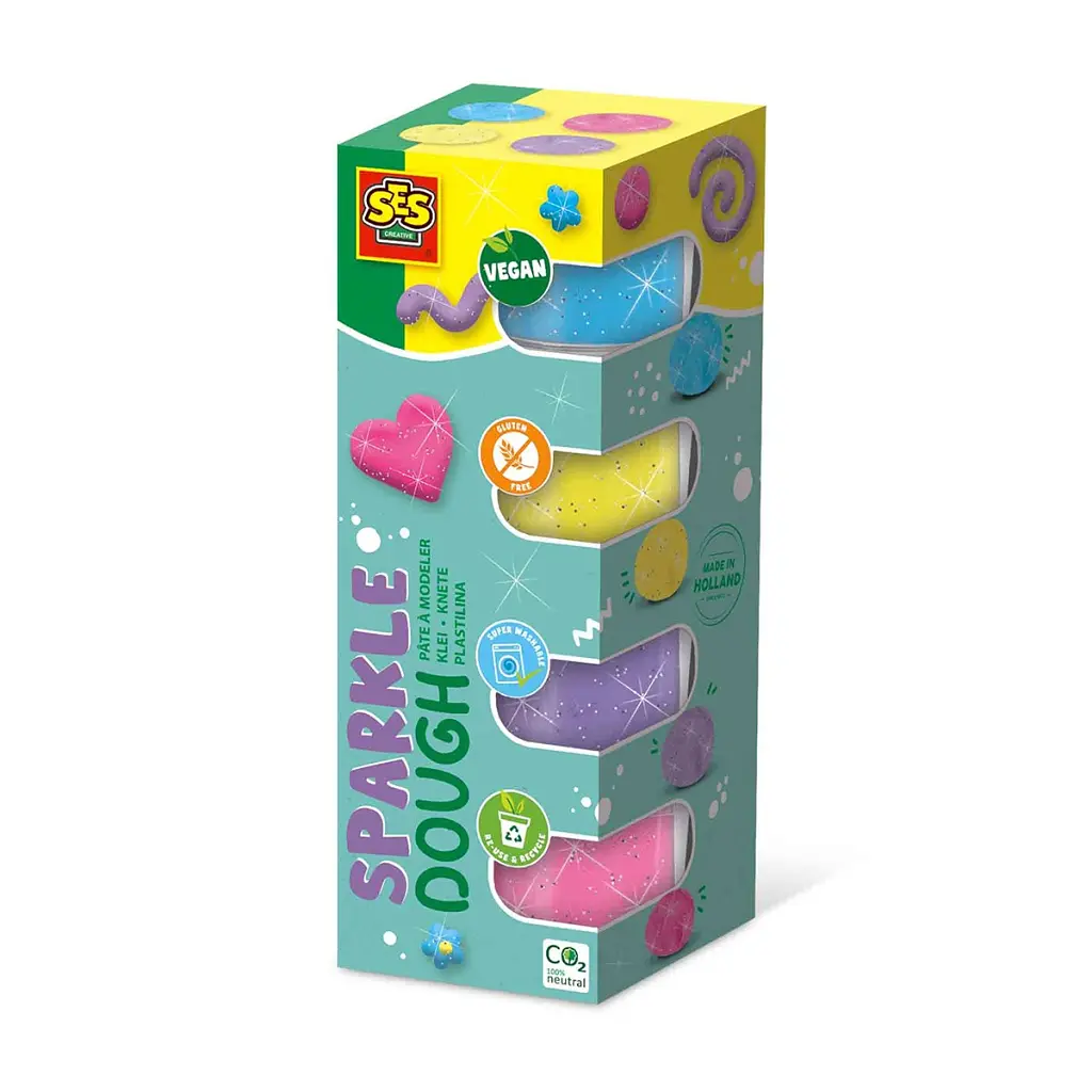 Набор для творчества Ses Creative Feel Good Dough Блеск (00515S)
