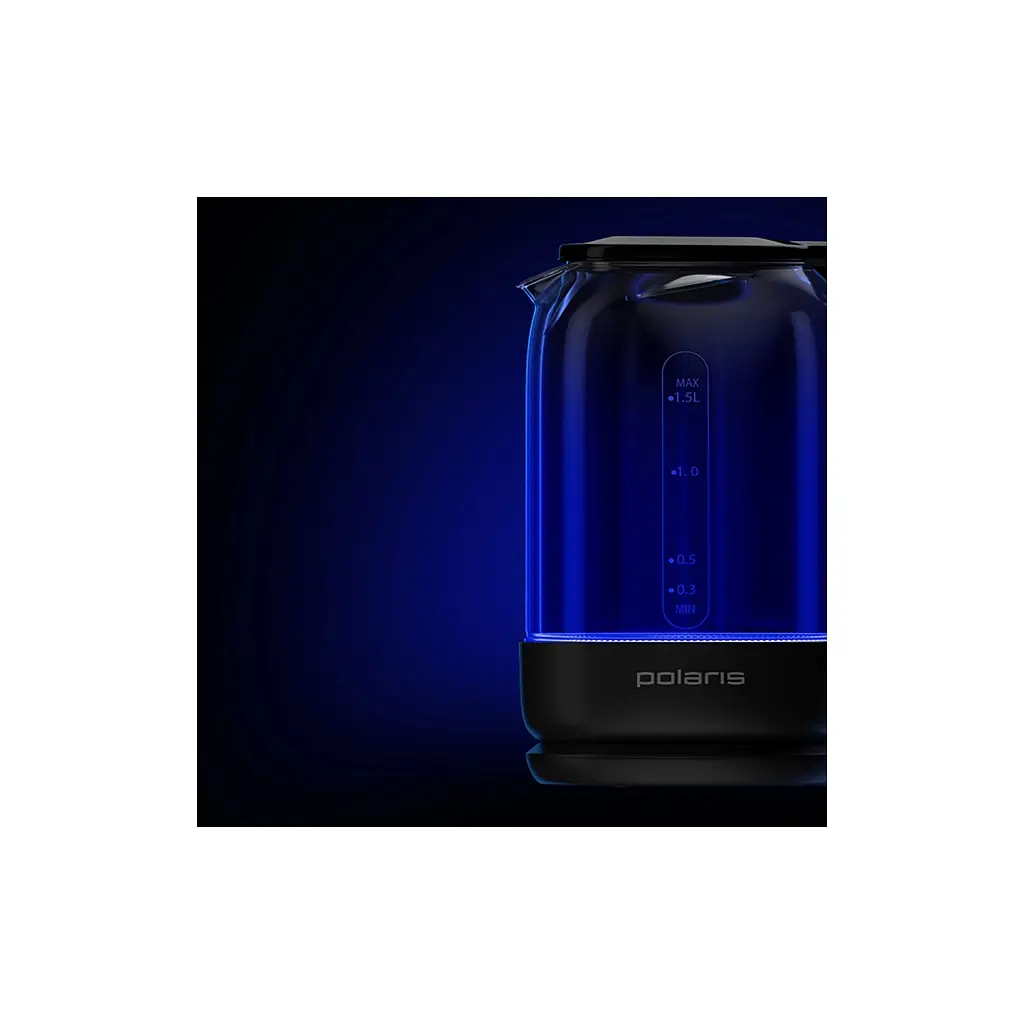 Електрочайник Polaris PWK 17107CGLD WIFI IQ Home чорний - фото 7