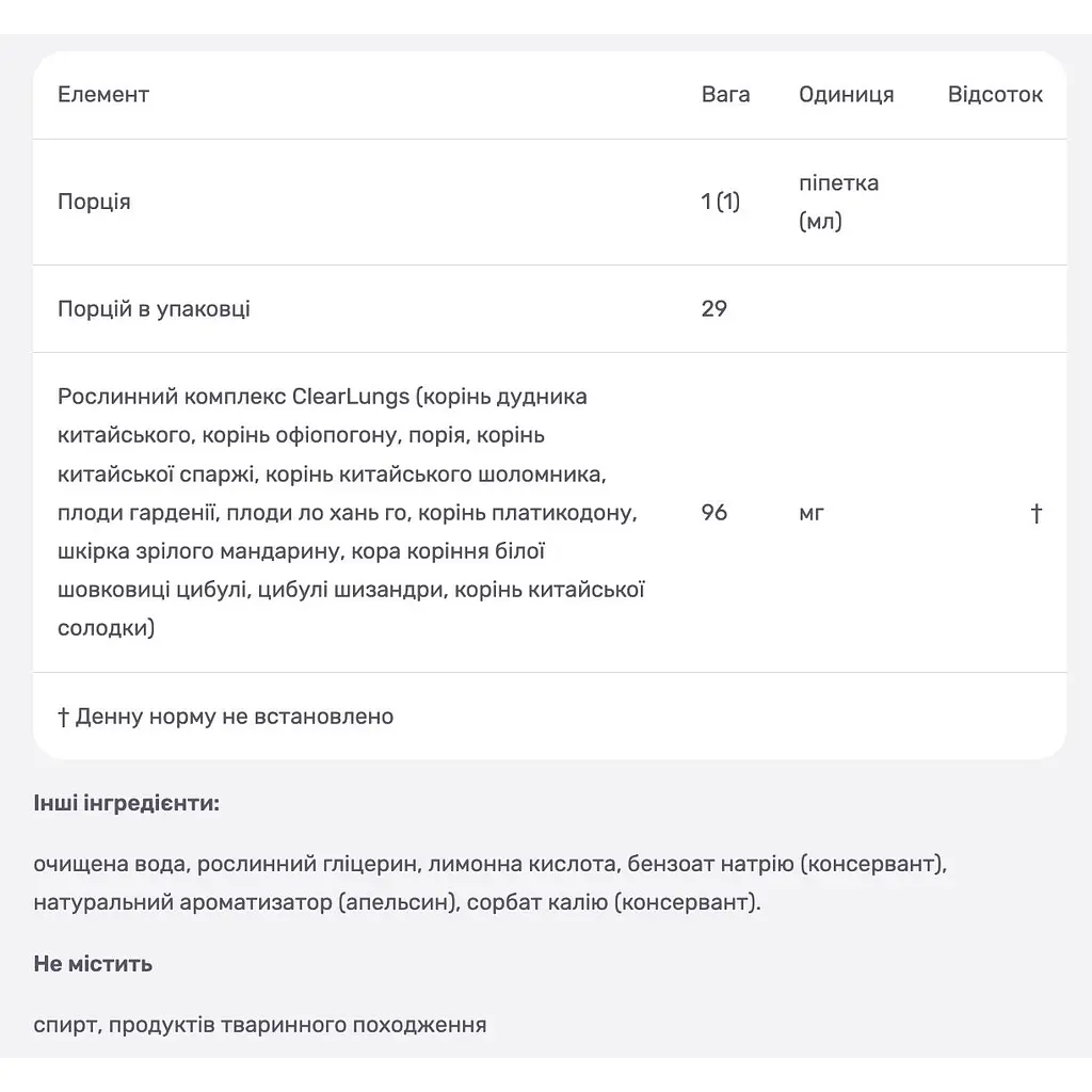 Здоров'я легень RidgeCrest Herbals смак апельсину 59 мл - фото 3