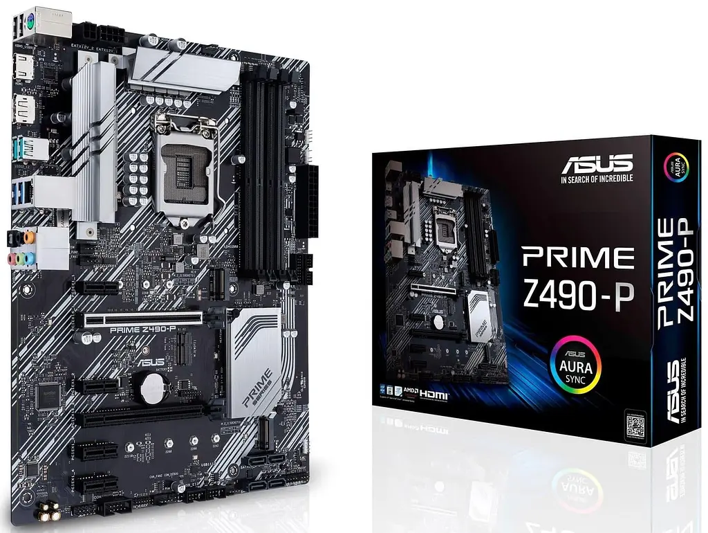Материнська плата ASUS PRIME Z490-P (PRIME Z490-P) (Socket 1200, Intel Z490, ATX) Б/в,U1 - фото 5