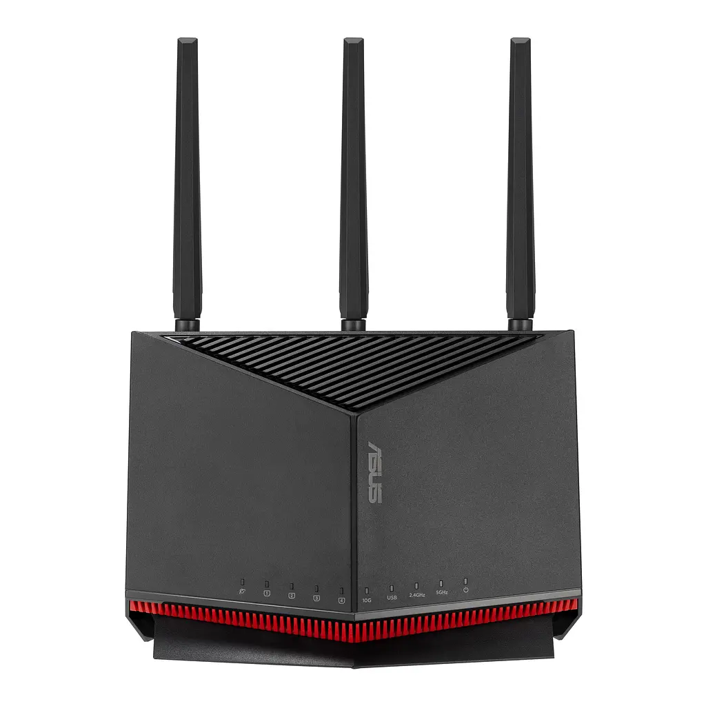 ASUS Маршрутизатор RT-BE86U BE6800, 3x2.5GE LAN, 1x2.5GE LAN/WAN, 1x10GE LAN/WAN, 1xUSB3.2, 1xUSB2.0, MESH - фото 3