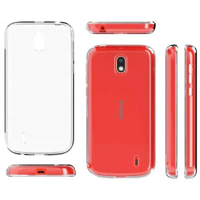 Чохол до мобільного телефона Laudtec для Nokia 1 Clear tpu (Transperent) (LC-N1T) - фото 4