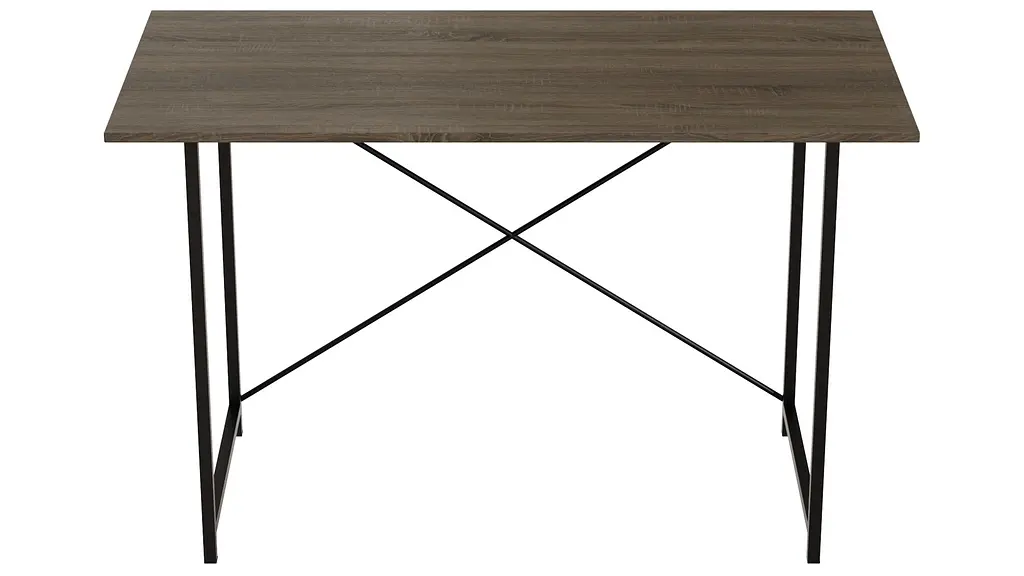 Стол письменный Line Лайт Ferrum-decor 750x1200x600 Черный металл ДСП Дуб Сонома Трюфель 16 мм (FRD-104861) - фото 6