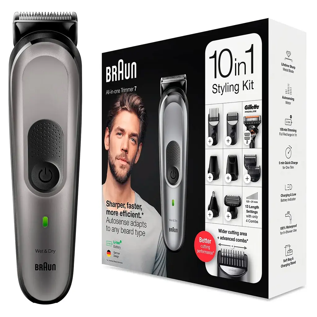 Тример Braun MGK 7420 для голови та тіла (6907788) - фото 3