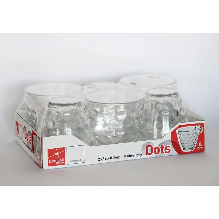 Набор стаканов Bormioli Rocco Dots water 255 мл 6 шт. (327500V) - фото 3