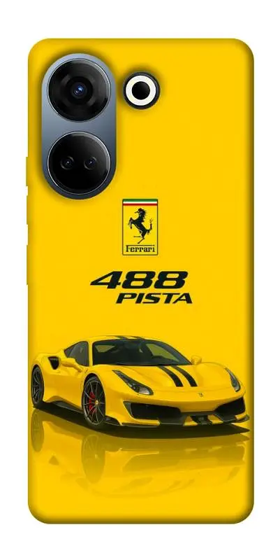 TPU чохол Demsky Yellow beast для TECNO Camon 20 Pro (CK7n)