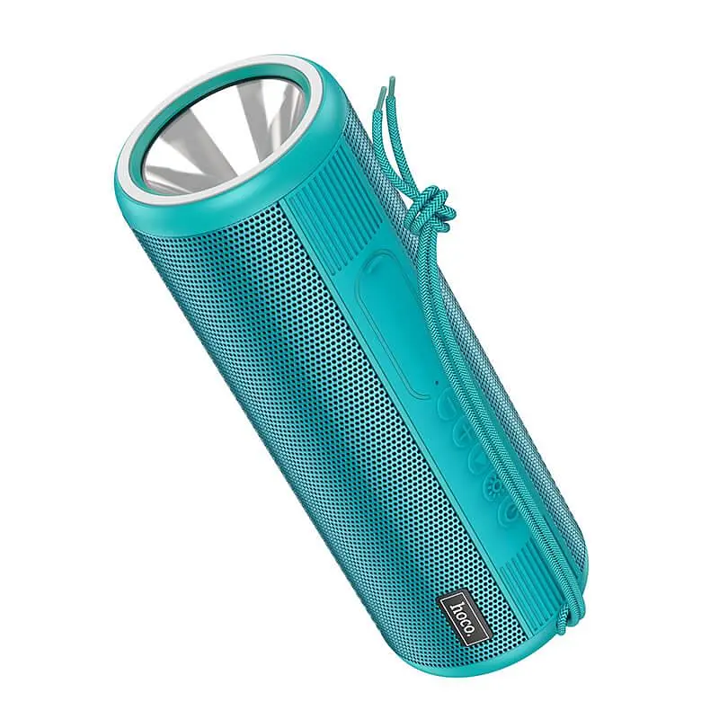 Портативная акустика Hoco Bora sports BT speaker HC11 5Wx2 с фонариком мятная - фото 2