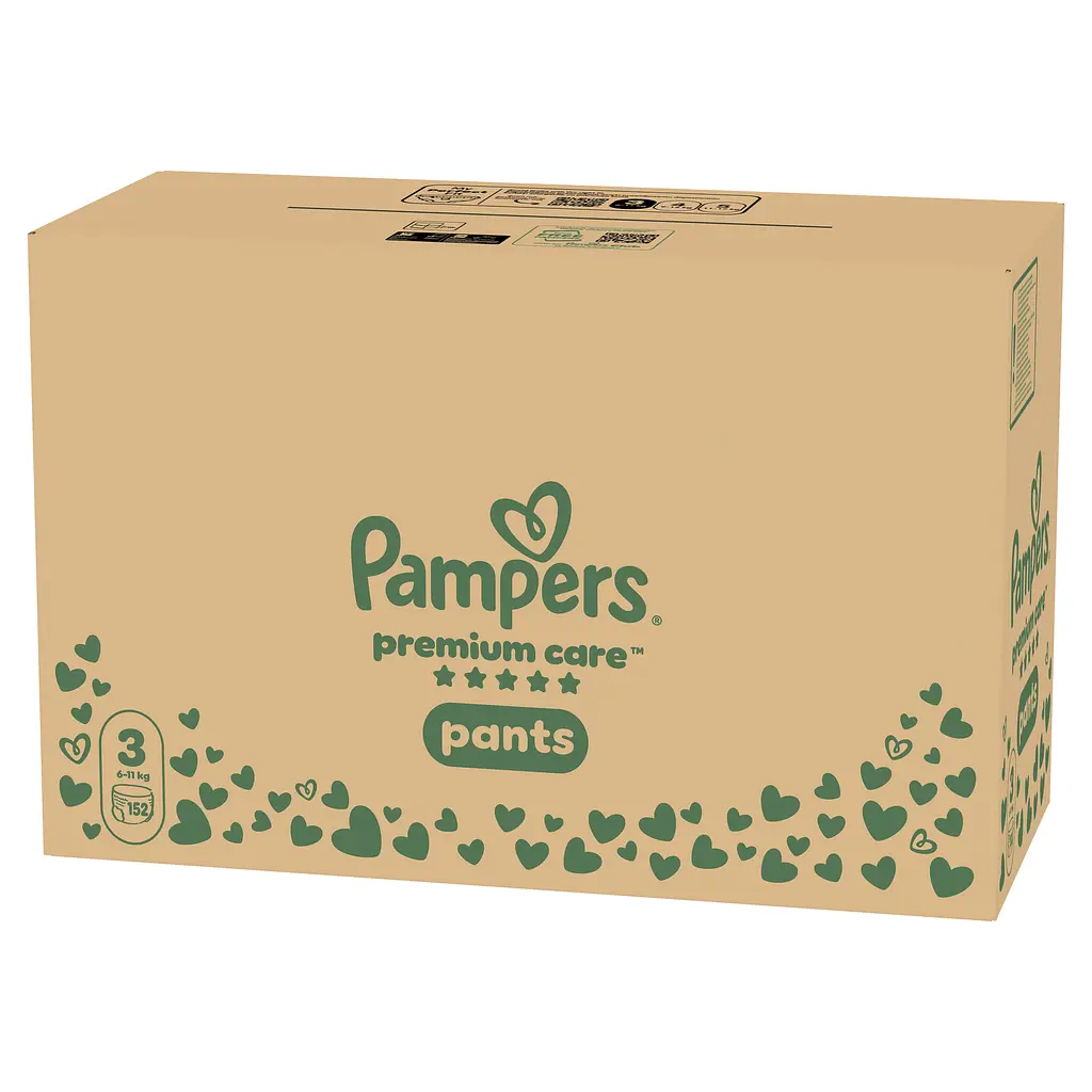 Підгузки-трусики Pampers Premium Care Pants Розмір 3 (6-11 кг) 152 шт. - фото 2