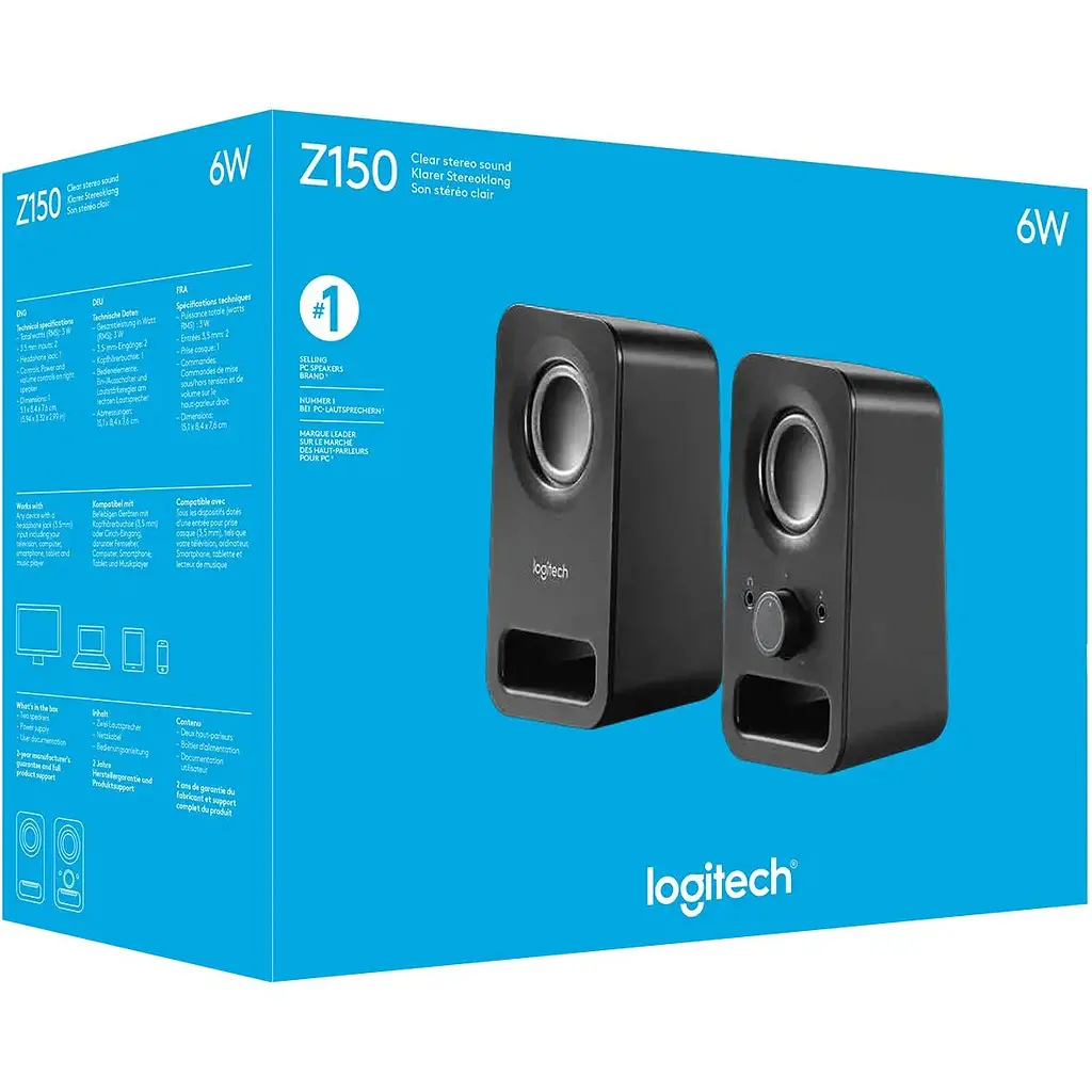 Акустична система Logitech Z150 Black (980-000814) [134955] - фото 8