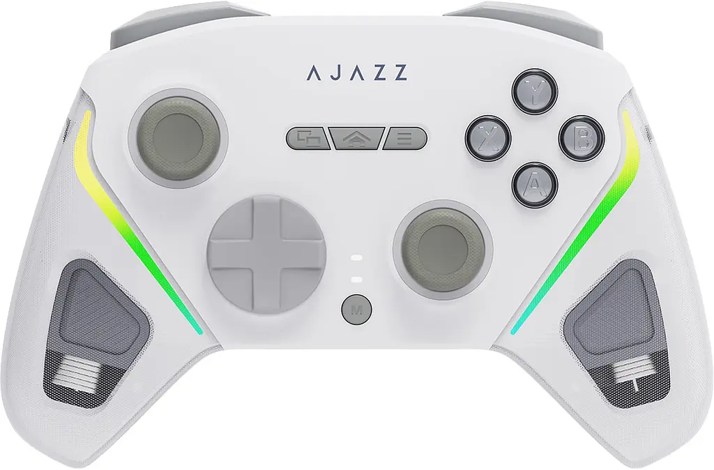 Бездротовий геймпад Ajazz GP100S RGB із зарядною станцією білий (GP100S-W) - фото 2