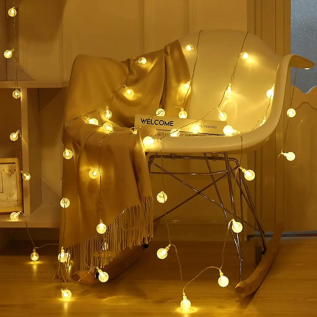 Гірлянда Zorela Globe Fairy Lights 15 м/49 футів у формі кулі з пультом дистанційного керування 100 шт. - фото 2
