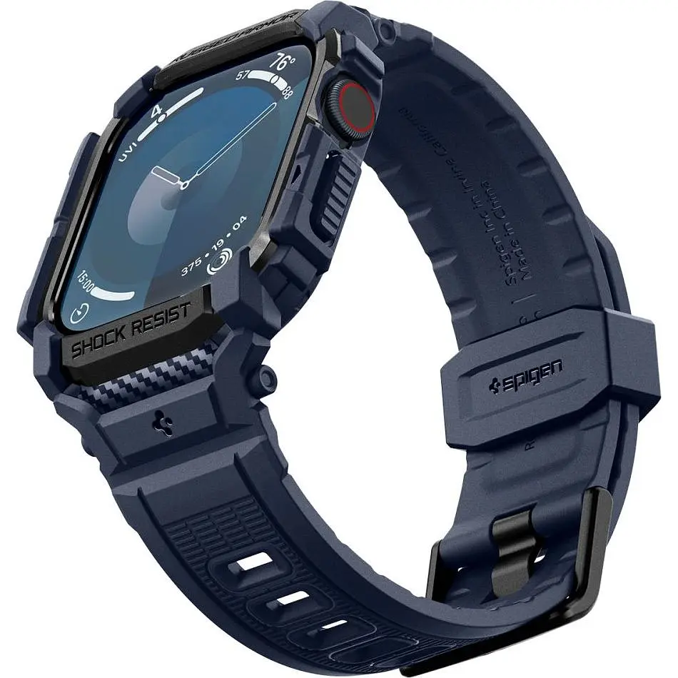 Чехол-ремешок Spigen Rugged Armor Pro для Apple Watch 46mm Navy Blue (ACS08606) [149628] - фото 2