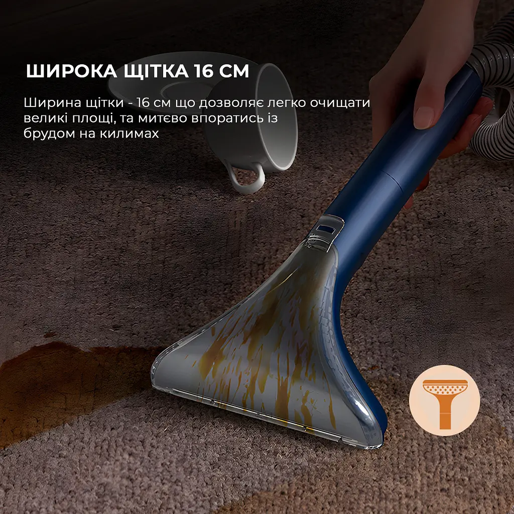 Моющий пылесос для ковров и тканей Deerma DEM-BY200 - фото 12