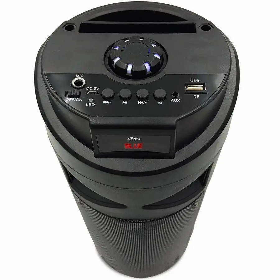 Акустична система 1.0 Media-Tech 30W, Bluetooth/FM/AUX/SD/USB/КАРАОКЕ/LED чорна (MT3165) - фото 7