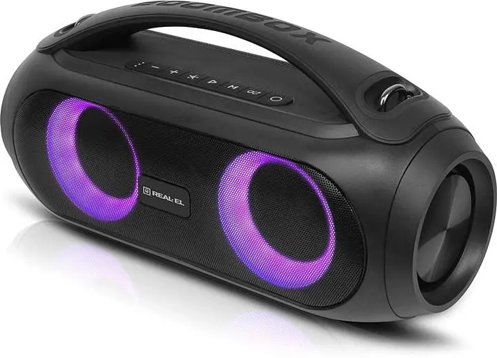 Портативна акустика Real-EL X-745 Black (X-745 Black) - фото 4