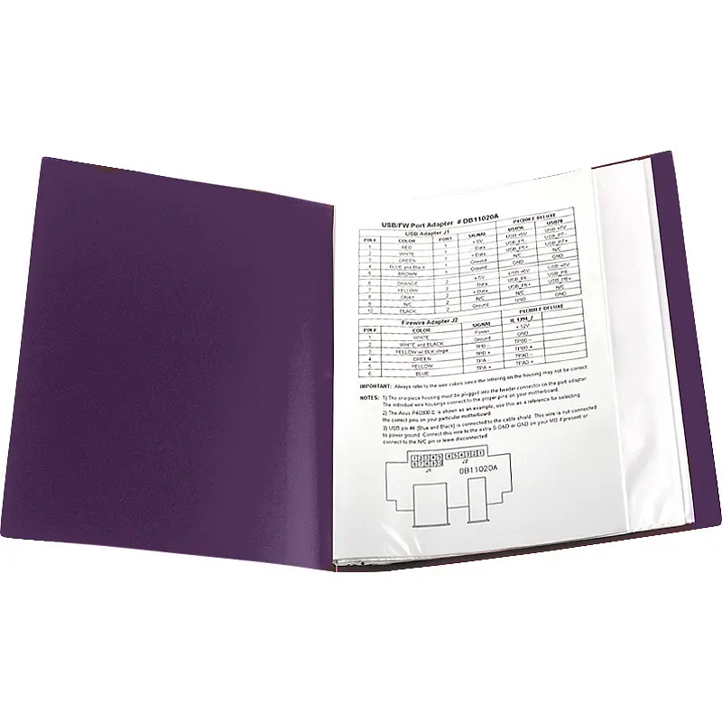 Дисплей-книга Axent A4 30 файлів сливова (1030-11-A) - фото 3