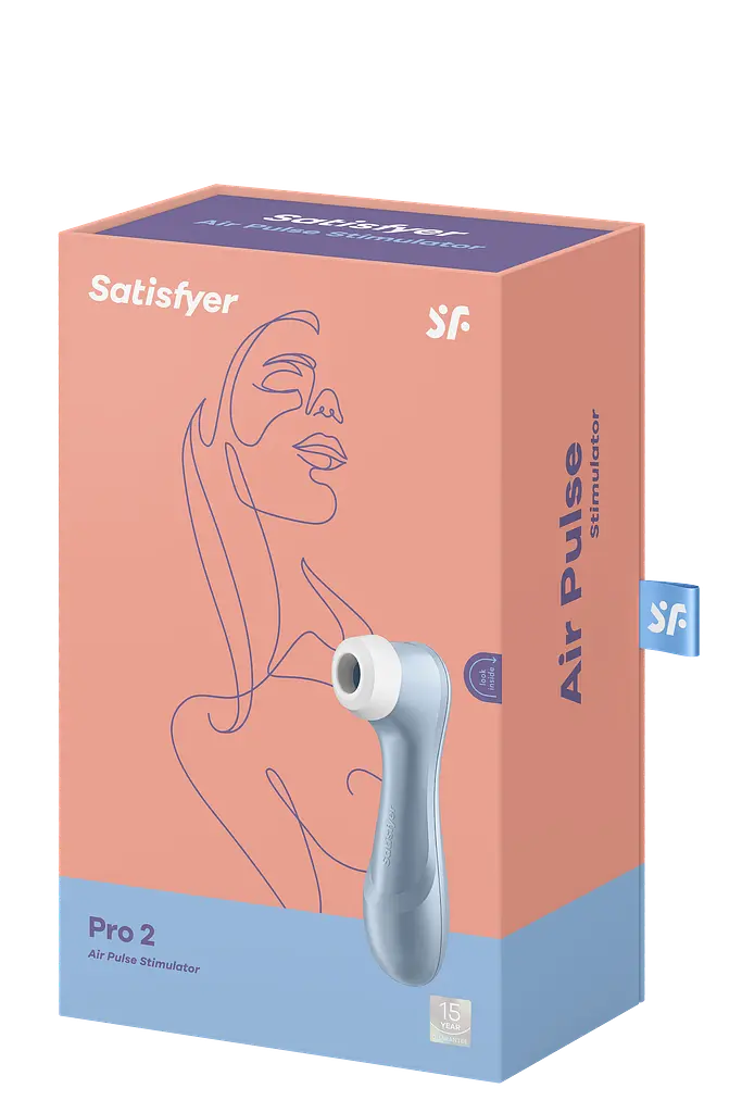 Стимулятор Satisfyer Pro 2 Вакуумний, 16х4 см голубий - фото 11