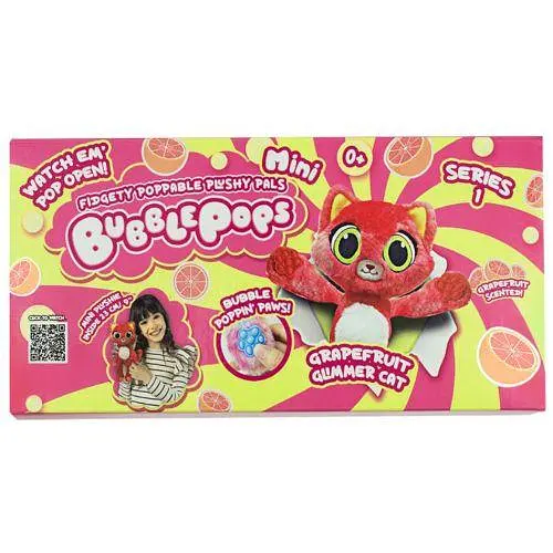 М’яка іграшка з ароматом "Bubble Pops міні. Грейпфрутова кішка" (20 см) Bubble Pops (253623) - фото 3
