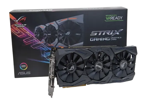 Відеокарта GeForce GTX 1080 8GB Asus ROG Strix Gaming (STRIX-GTX1080-A8G-GAMING) Б/В - фото 2