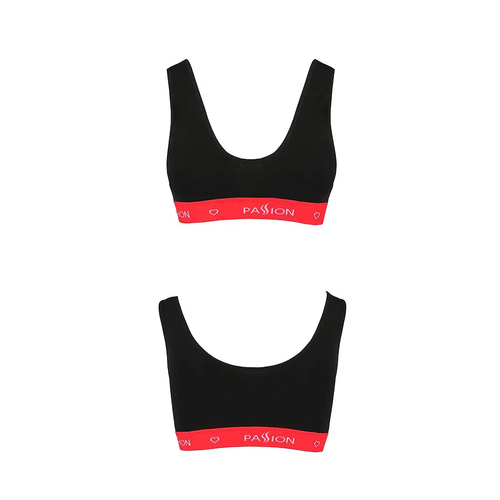 Спортивний топ на широких бретелях Passion PS003 TOP S, black - фото 5