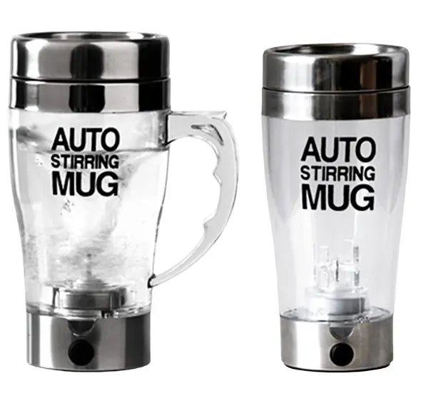 Чашка - мішалка Auto stirring mug Кружка з пропелером для напоїв та коктейлів, 350 мл - фото 6