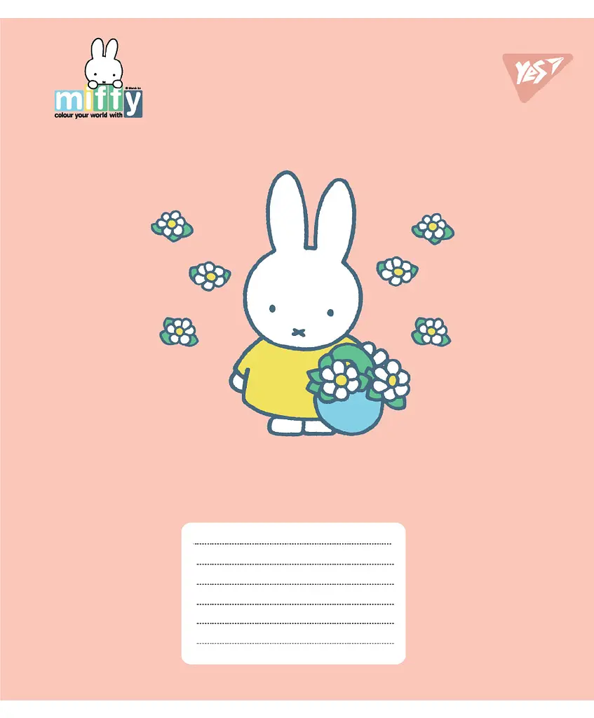 Набір зошитів шкільних YES А5/12 лінія Miffy Playfull 25 шт (767632) - фото 3