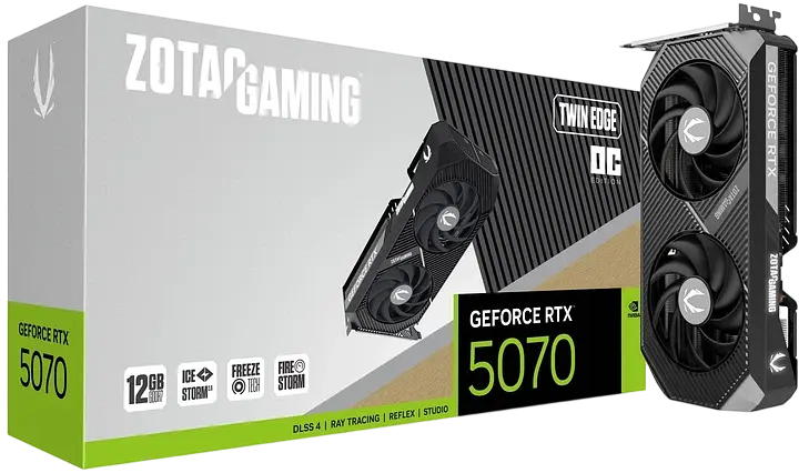 Відеокарта GeForce RTX 5070 12GB Zotac Twin Edge OC (ZT-B50700H-10A) - фото 4