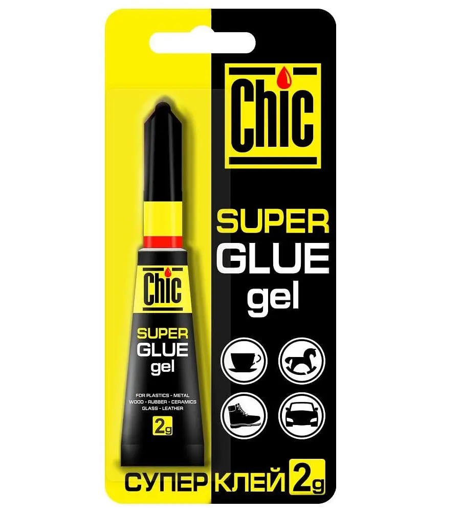 Суперклей Chic 2г гель