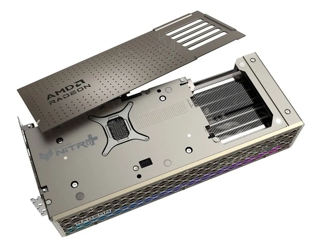 Відеокарта Radeon RX 9070 XT Sapphire NITRO+ 16Gb GDDR6 256-bit 2xHDMI/2xDP 3060/20000 MHz 3x8-pin (11348-01-20G) - фото 6