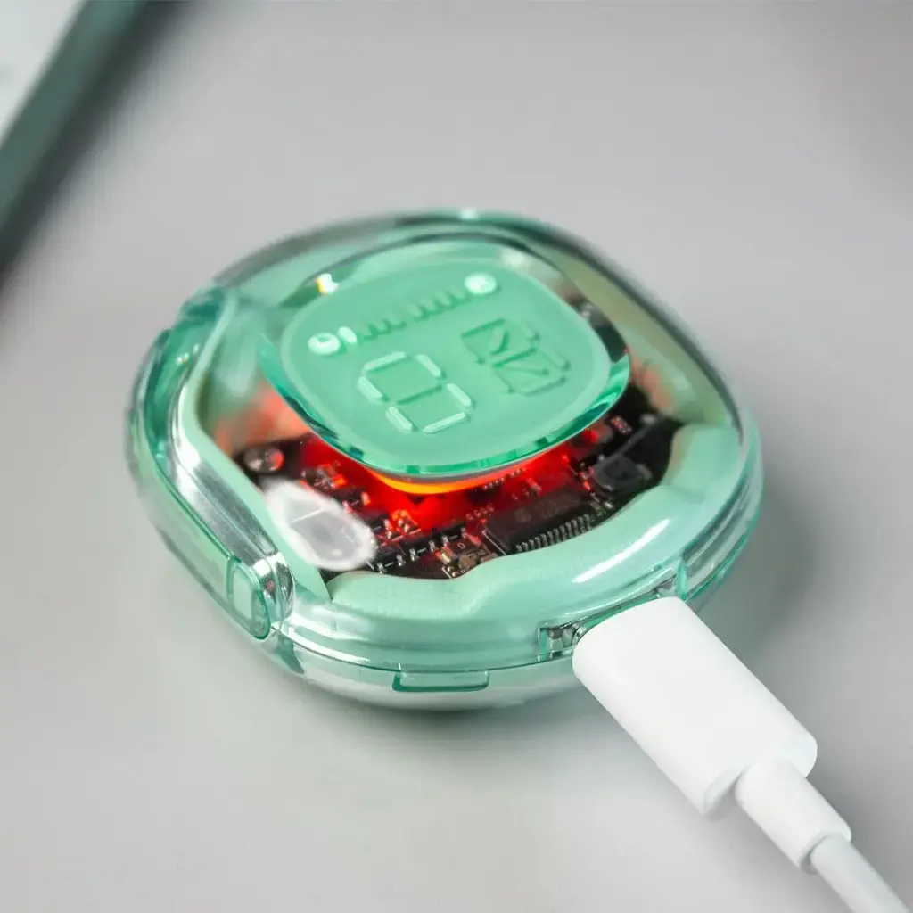 Навушники TWS Acefast T8 mint green - фото 5
