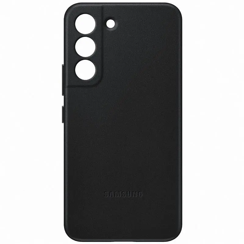 Чохол-накладка Samsung Leather Cover для Samsung Galaxy S22 SM-S901 Black (EF-VS901LBEGRU) - фото 4