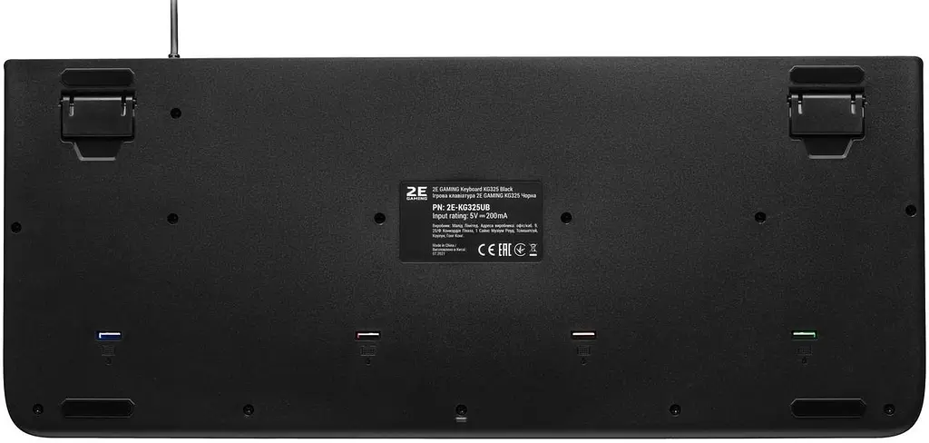 Клавіатура 2E KG325 LED USB Чорний (2E-KG325UB) - фото 4