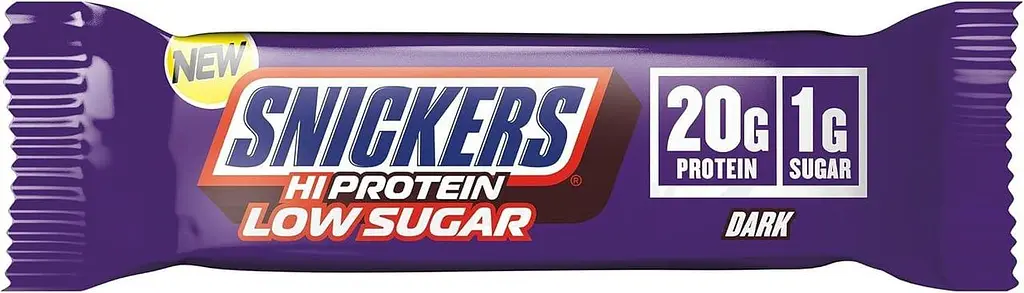 Шоколадний батончик Snickers Hi Protein Low Sugar Dark Chocolate Bar 57 г