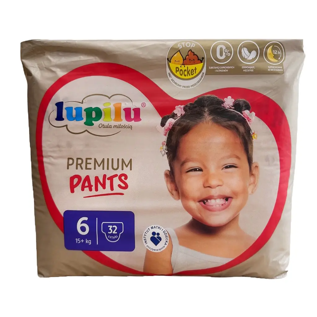 Підгузки-трусики Lupilu Premium Pants 6 (15+ кг) 32 шт