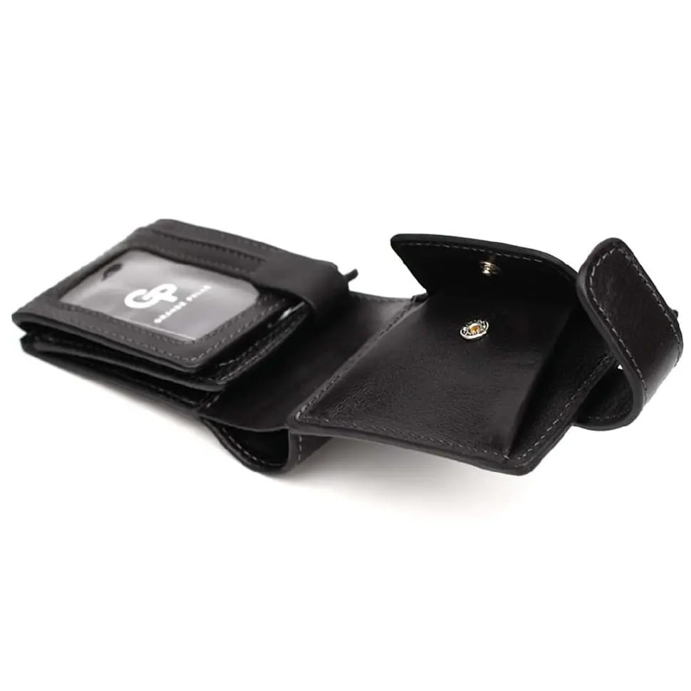 Портмоне из флотара с хлястиком GRANDE PELLE 11х9х2.5 см acs0032095 - фото 5