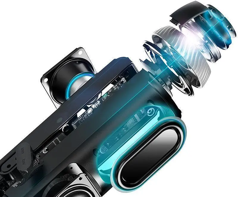 Колонка Tronsmart Element T6 бездротова портативна Bluetooth 25 ватів червона - фото 5