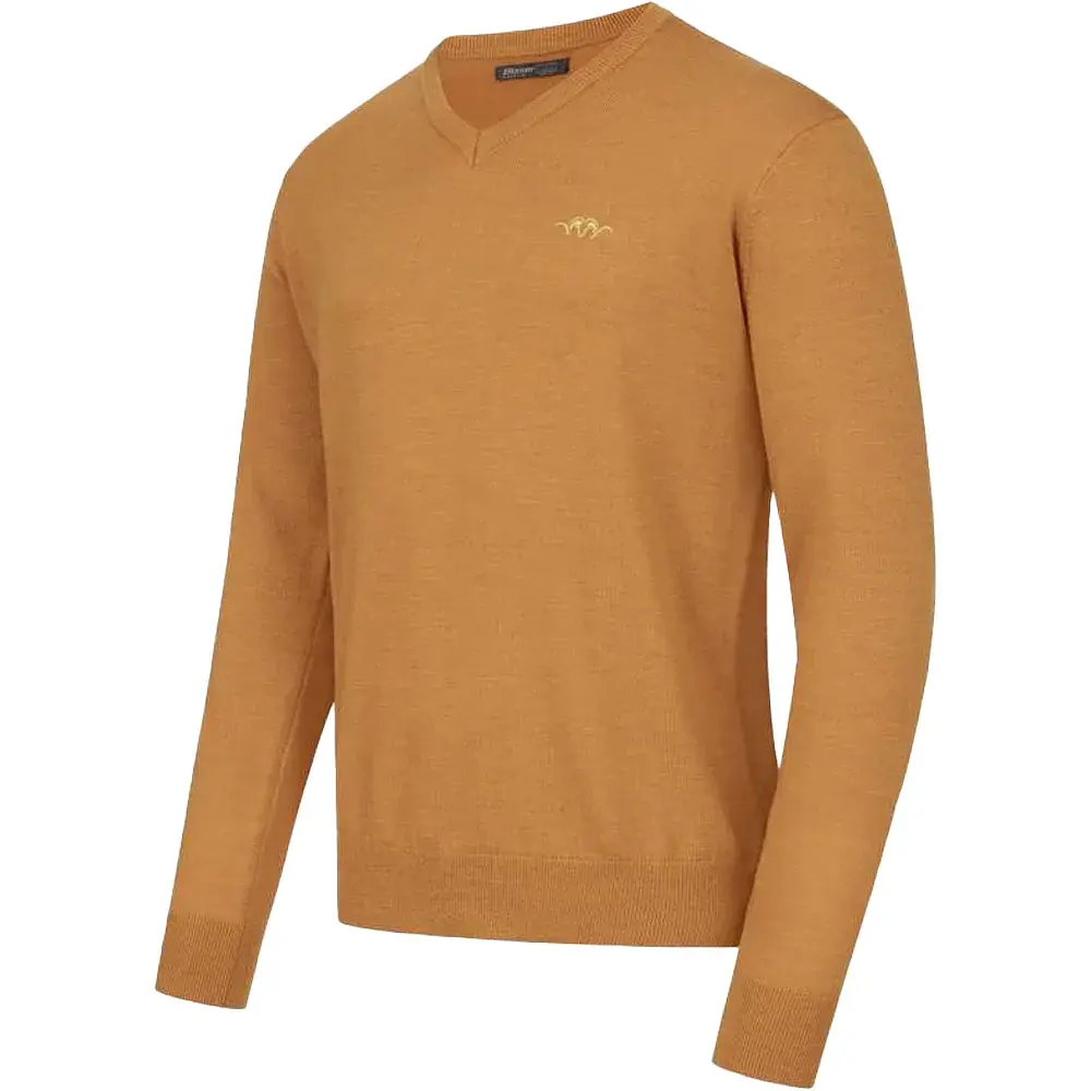 Кофта Blaser Active Outfits Men's Merino V-Neck Sweater L Rust - фото 2